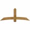 Ekena Millwork Bellingham Rough Sawn Timber Gable Bracket, Western Red Cedar, 72"W x 30"H x 6"D x 6"F, 10/12 Pitch GBW072X30X0606BEL00RWR - alternate 1